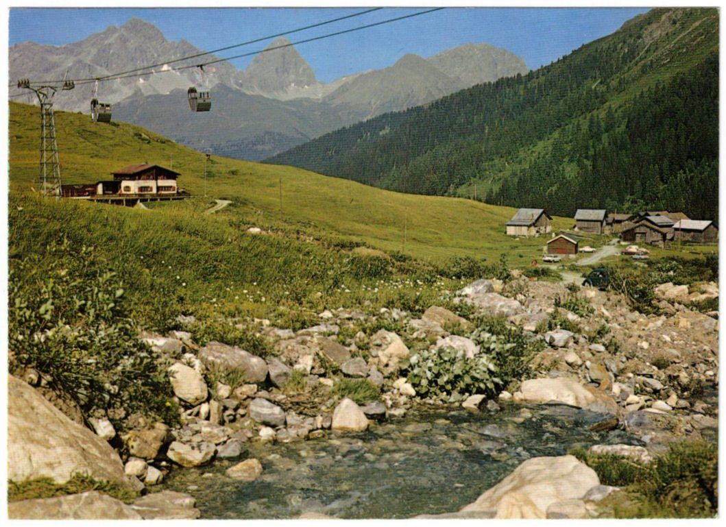 Cartoline postali: Savognin - Gondelbahn Radons – Usato da Binningen venduto da Mountainrider