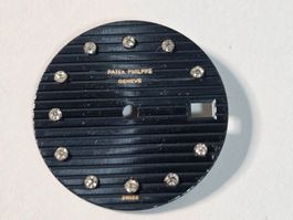 Patek Philippe Nautilus Original Zifferblatt Blau Diamant 19