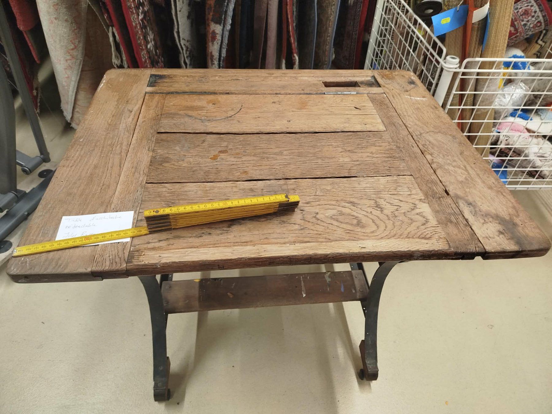 Tavoli: Ancienne table d'architecte – Usato da La Chaux-de-Fonds venduto da Emmaus2300CDF