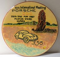 Alter Tonteller Porsche 356 Treffen in Spanien 1987 !
