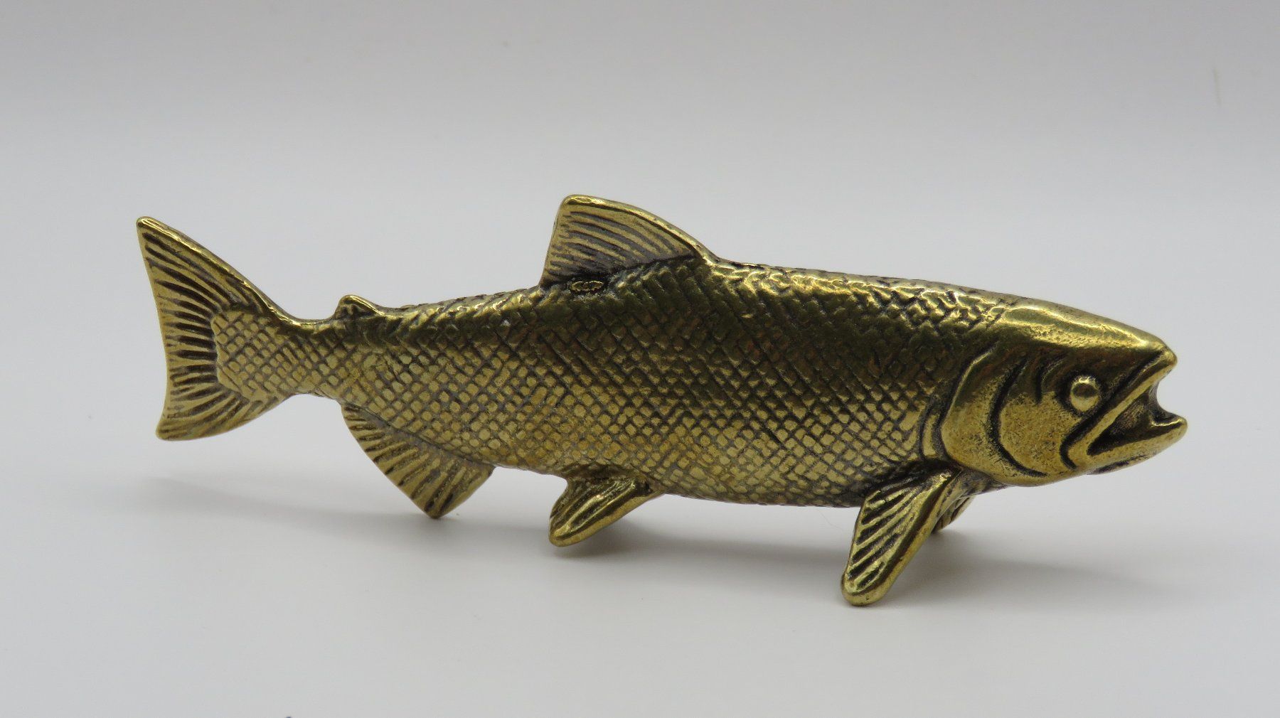 Figurines: FORELLE - Messing Figur - Dekoration - 9,2x2cm – Neuf avec emballage d'origine à Grenchen par Yamahwildstar16 2