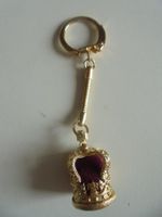 porte-clé / Schlüsselanhänger " couronne / Krone Elizabeth 2