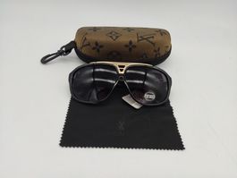 Sonnenbrille Pilotenbrille Black/Gold unisex NEU