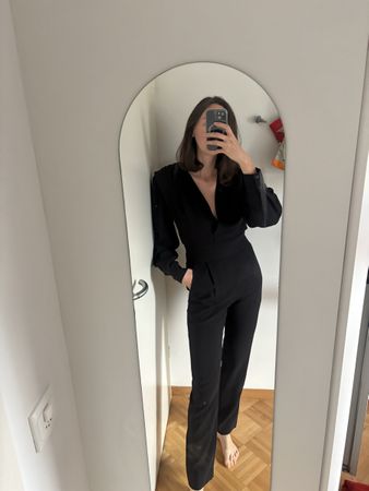 Iro Paris Black Jumpsuit - Size 36 - Excellent Condition 49