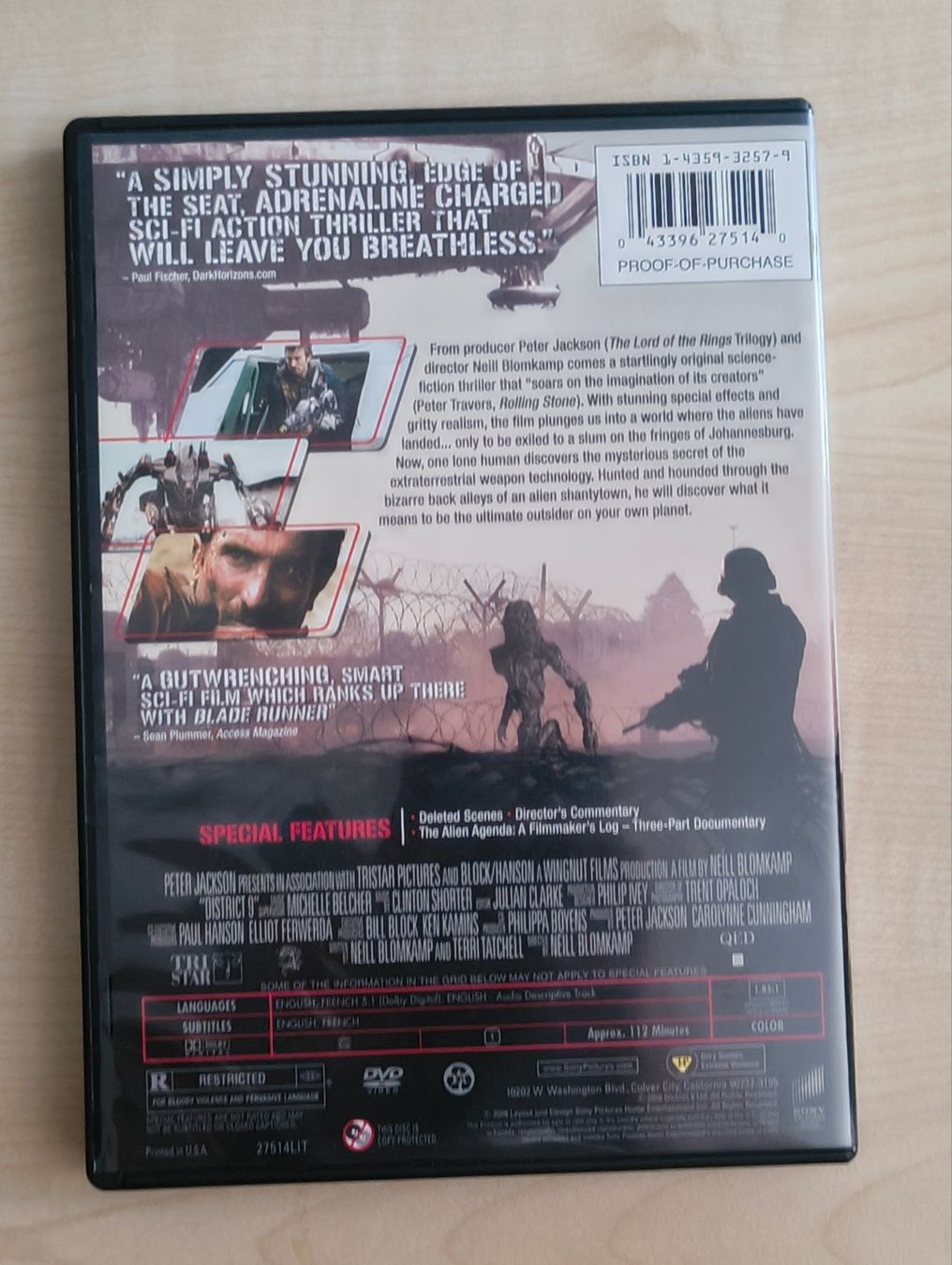 Tutti i DVDs: District 9 - Neil Bonnkamp - DVD – Usato da Sion venduto da dor_8hwv 1