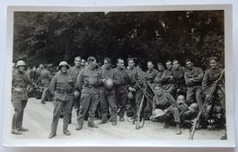 Postkarte altes Militär Foto