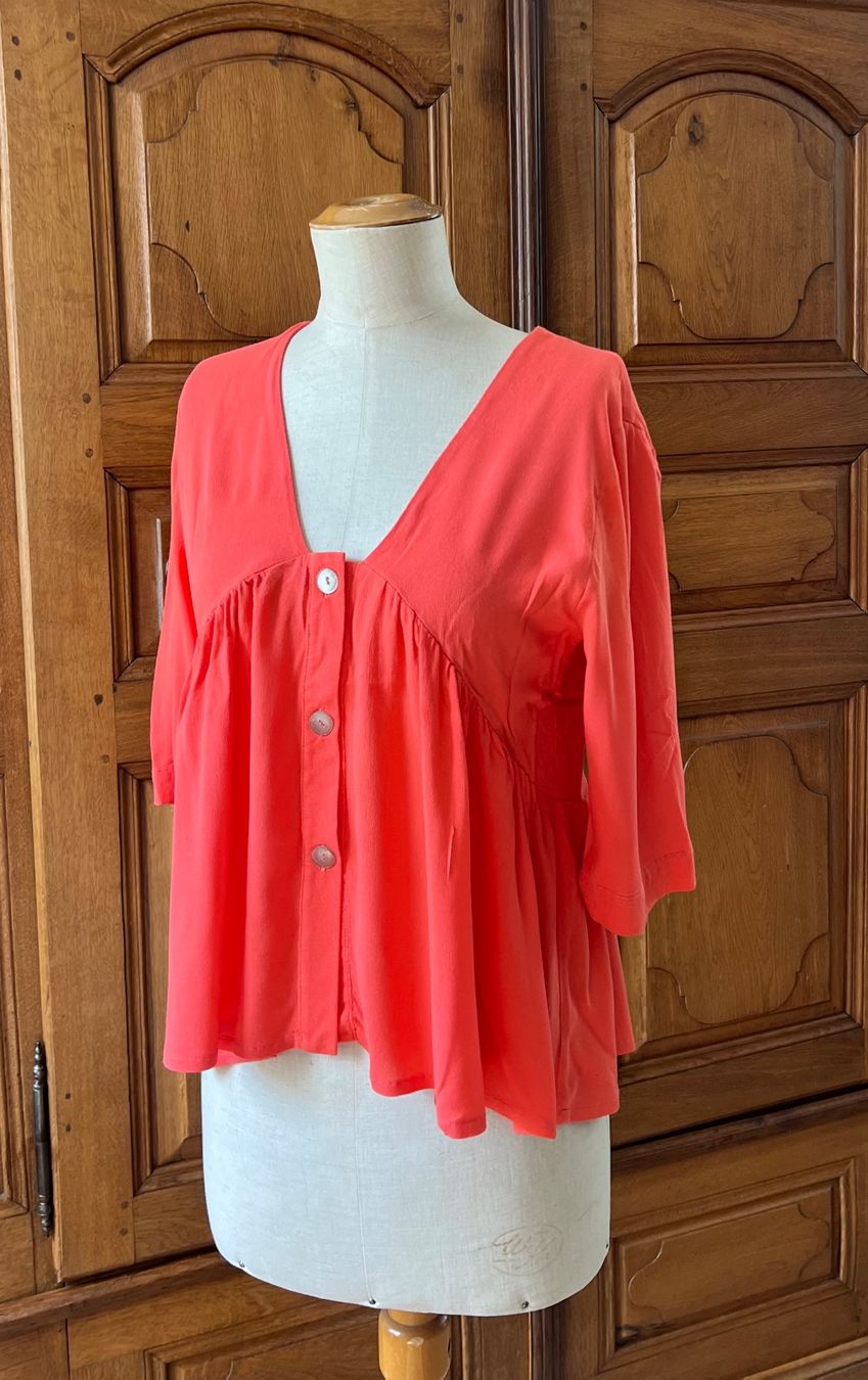 Camicette: Viscose-Bluse – Usato da Aesch BL venduto da Sam-3