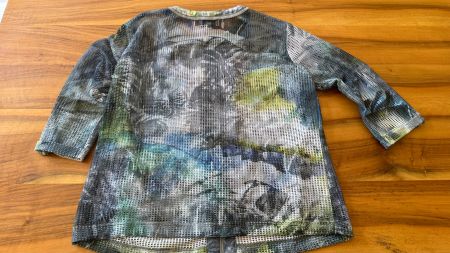 Leichte Jacke Just White Gr. 36 Frühling Sommer Netz Mesh