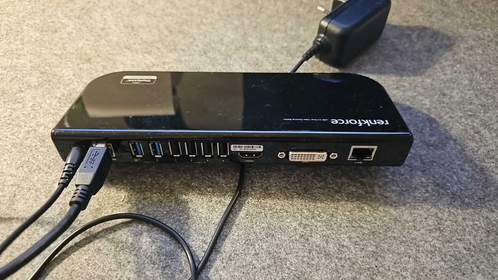 Hub & Switch: Renkforce USB A Hub DCH, HDMI, Lan und 6x USB – Usato da Basel venduto da RSi_7lb6