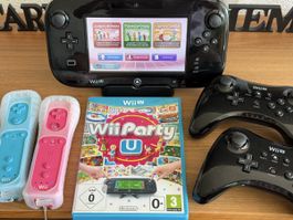 🎮 Wii Ü Konsole + GamePad + 10 Kontrollen + 8 Spiele