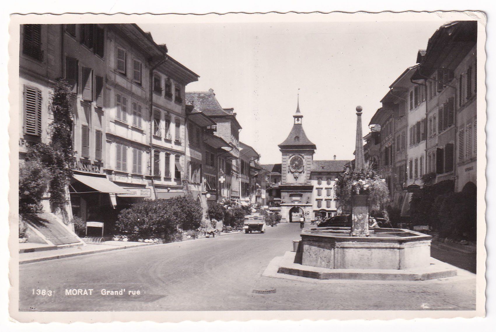 Cartoline postali: Morat Grand'rue  1961 – Usato da Cormoret venduto da Pascalll2001