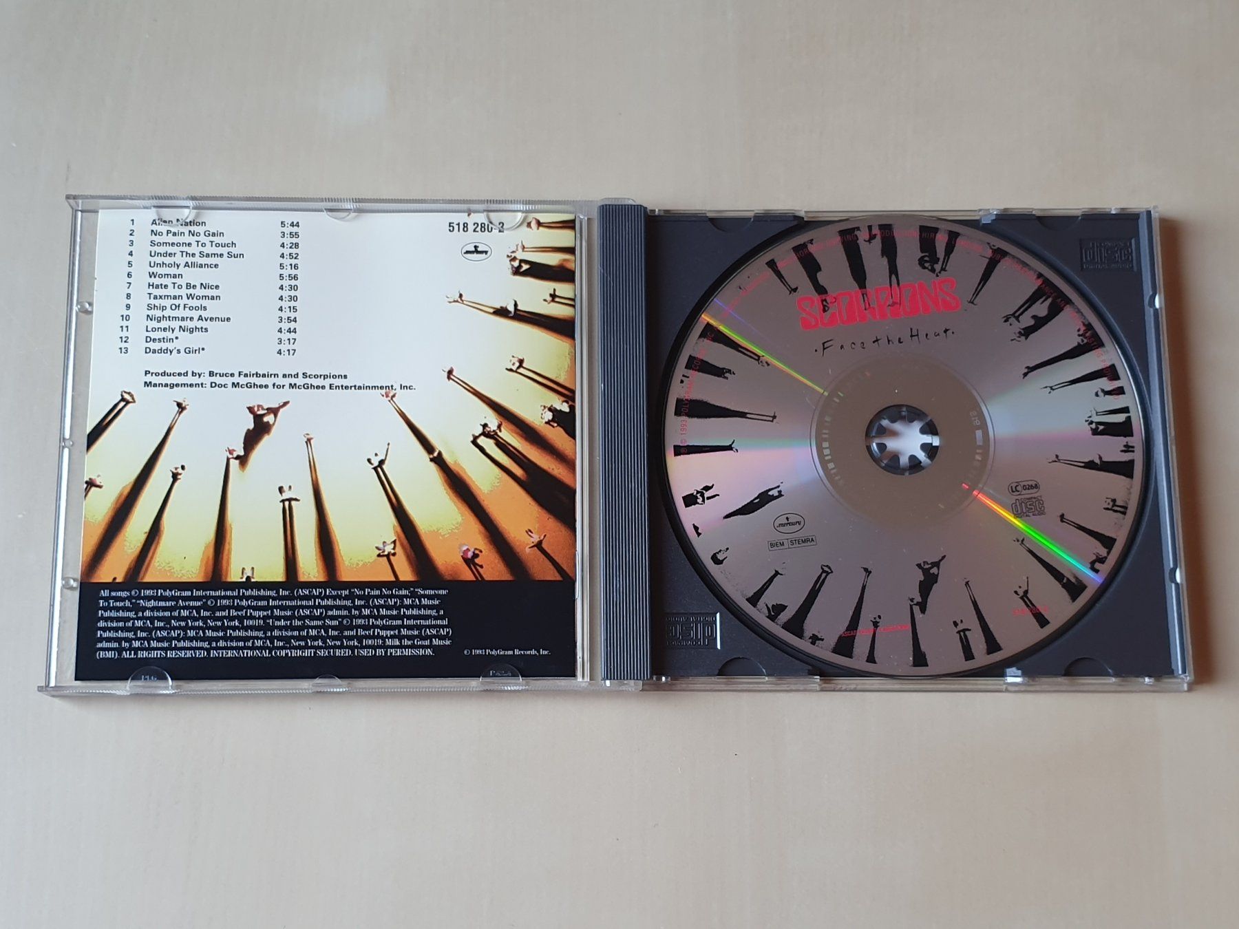 CDs: Scorpions Face the Heat – Gebraucht aus Stansstad von collectorsshop 2