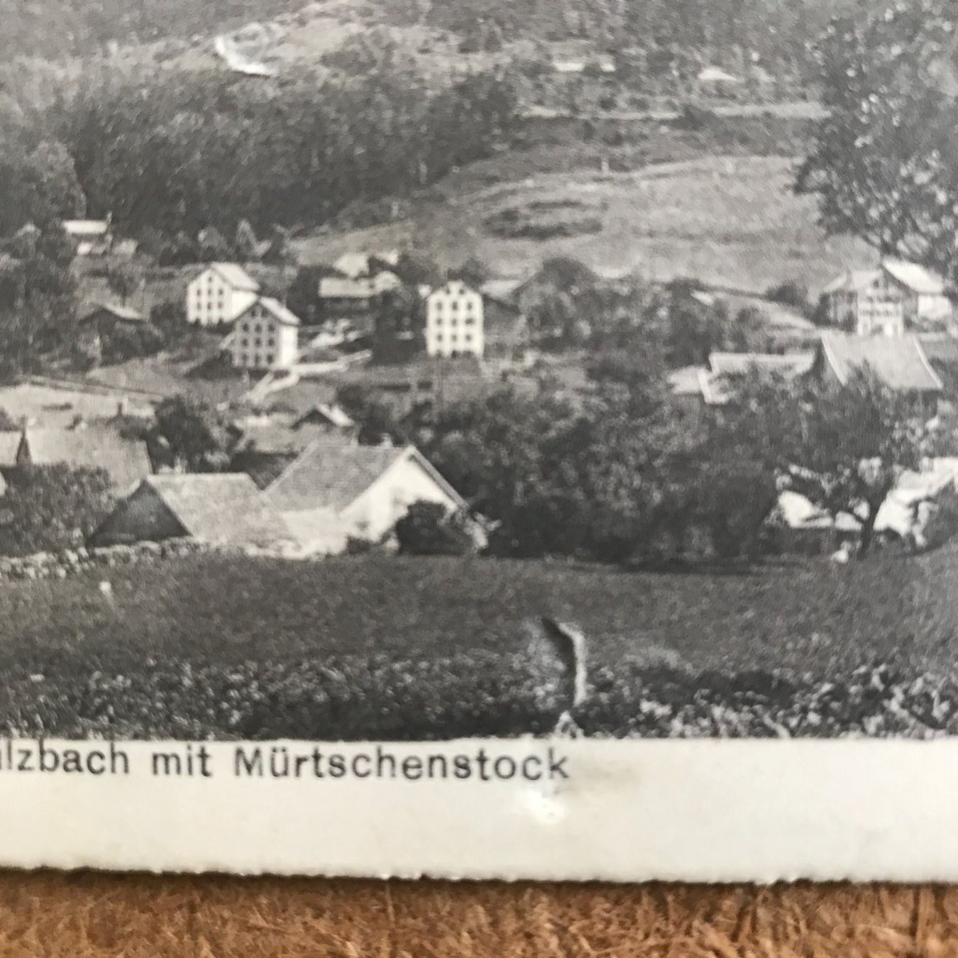 Cartoline postali: ANSICHTSKARTE FILZBACH MIT MÜRTSCHENSTOCK – Usato da Ostermundigen venduto da Kari1937 1