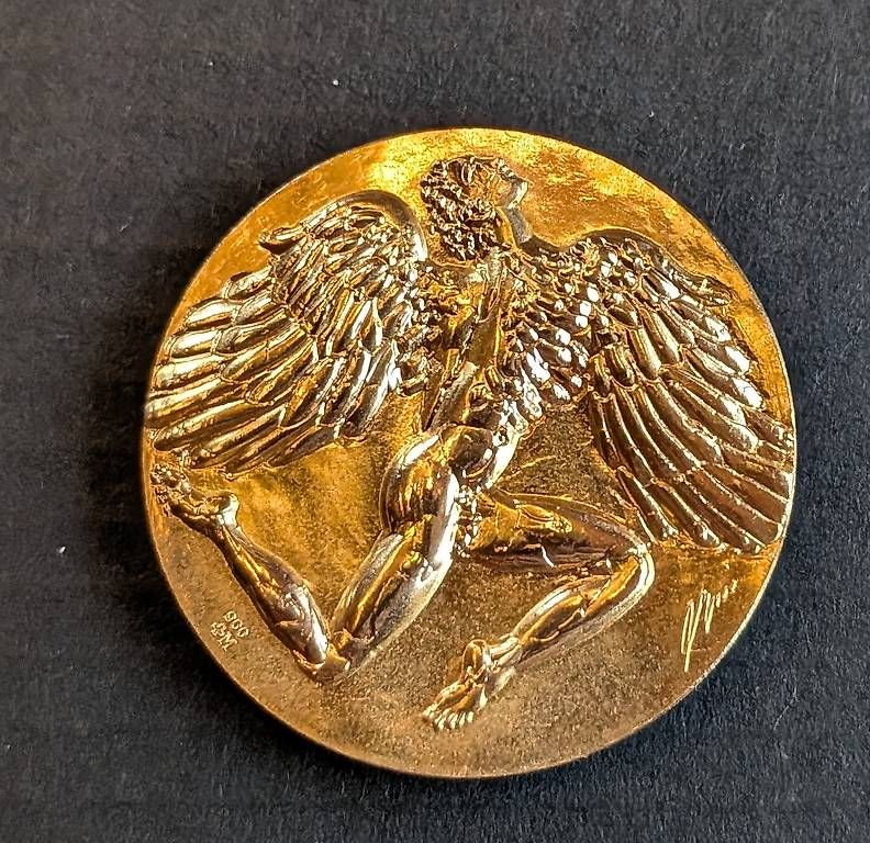 Alle Münzen: Hans Erni Goldmedaille "Ikarus" – Gebraucht aus Ennetmoos von Manugabriel 1