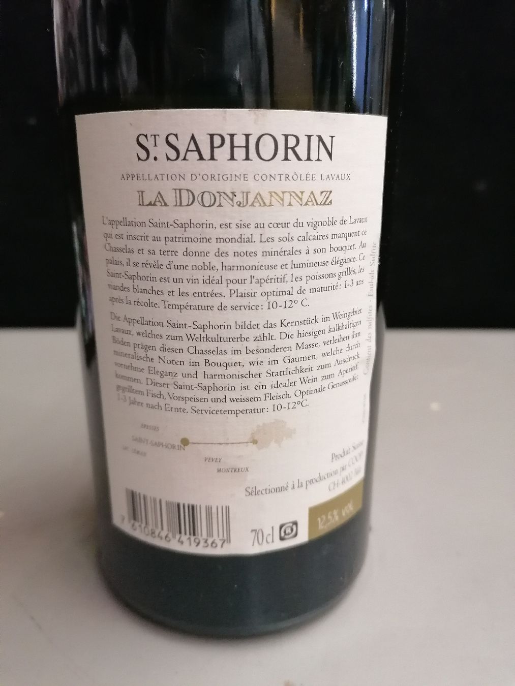 Vino: ST. SAPHORIN 2016 – Nuovo (secondo la descrizione) da Genève venduto da Leboucheoreilles 2