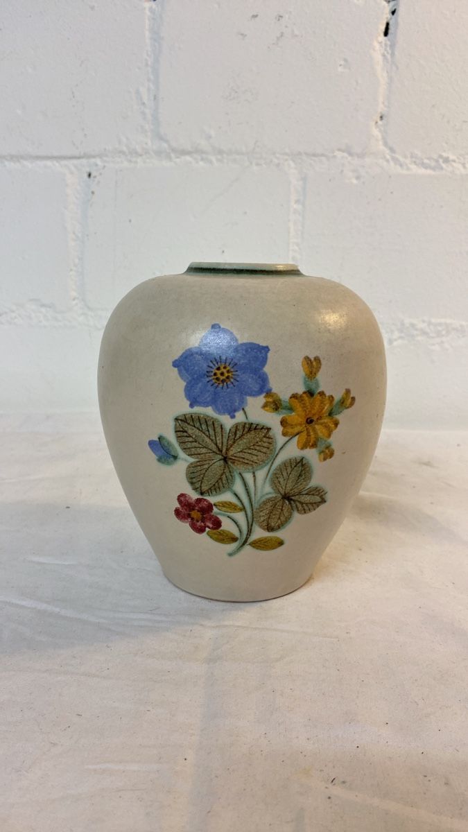 Vasi & Recipienti: Hübsche Keramikvase mit Blumenmuster – Usato da sursee venduto da trilli-tralli 1