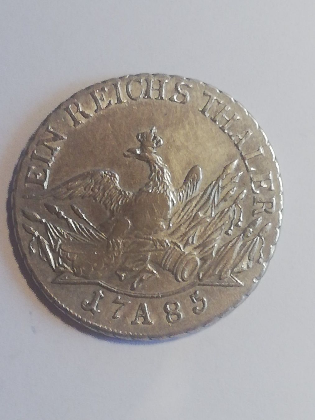 Tutti le monete: Ein Reichs Thaler 1785 Fridericus Borussorum Rex – Usato da Eschenbach SG venduto da Hoerbys