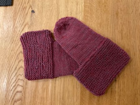 Warme Handgestrickte Bettsocken Gr. 41 & 42