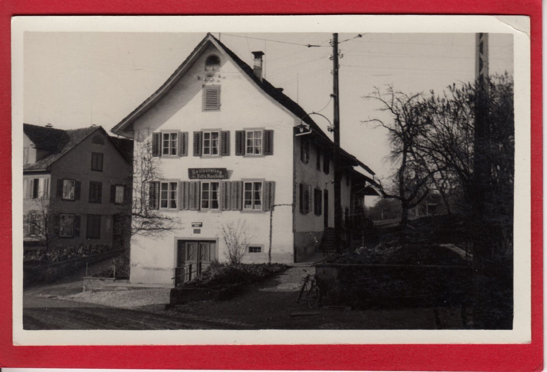 Cartoline postali: AK METMENSTETTEN RESTAURATION – Usato da Grüningen venduto da Kartensammler