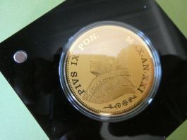 Feingold-Prägung 1/200 Unze .999 - Italien 1866 20 Lire