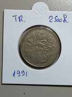 Turquie - 2500 lires - 1991
