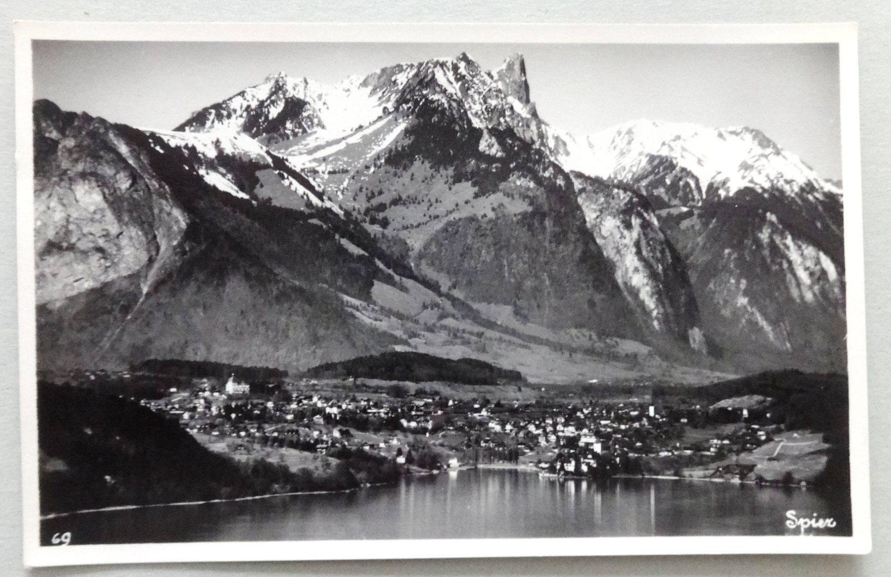 Cartoline postali: Spiez – Usato da Fétigny venduto da Billy2miny