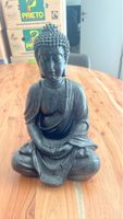 Buddha Figur Sitzend schwarz