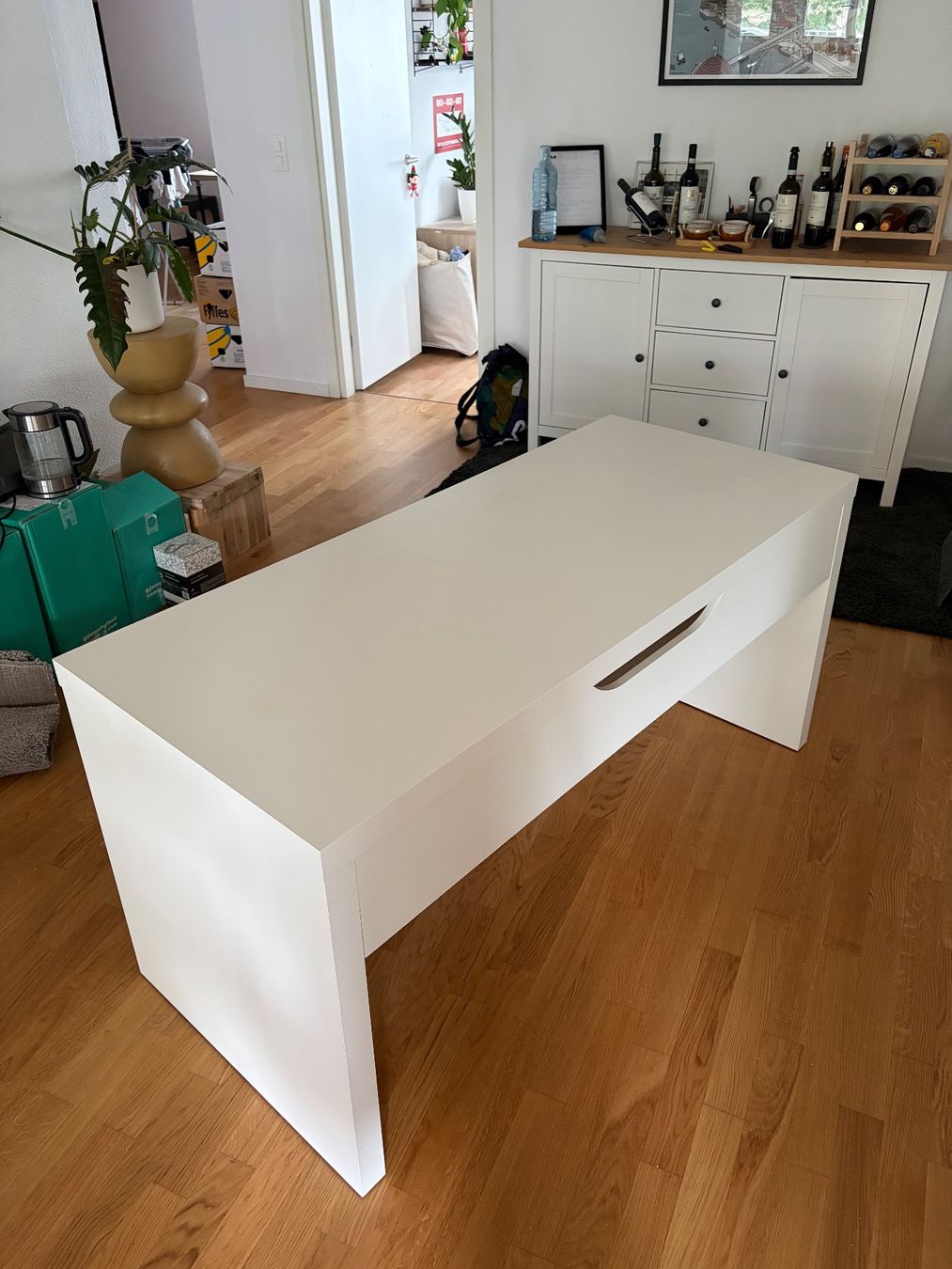 Ikea Scrivanie: Schreibtisch weiss L-Form gute Zustand – Usato da Luzern venduto da dea_9qz8