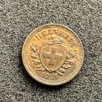 1 Rappen Schweiz Wappen 1918