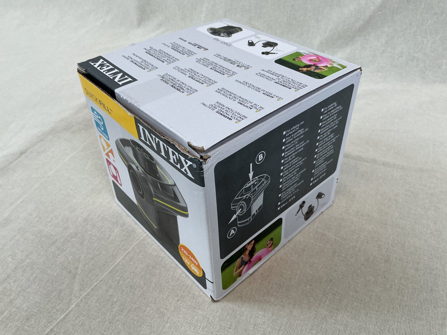 Intex Accessori per Piscine: INTEX Quick-Fill elektrische Luftpumpe – Nuovo (secondo la descrizione) da Richterswil venduto da Restwert_Richterswil 6