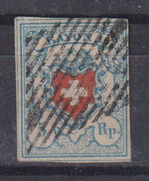 Tous les timbres: Schweiz 1851: Rayon I - Type 35 - Kat. 200.-- – D'occasion à Eschlikon TG par PhilCon
