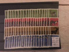 20 x Serie Pro Juventute 1967 (PJ7)