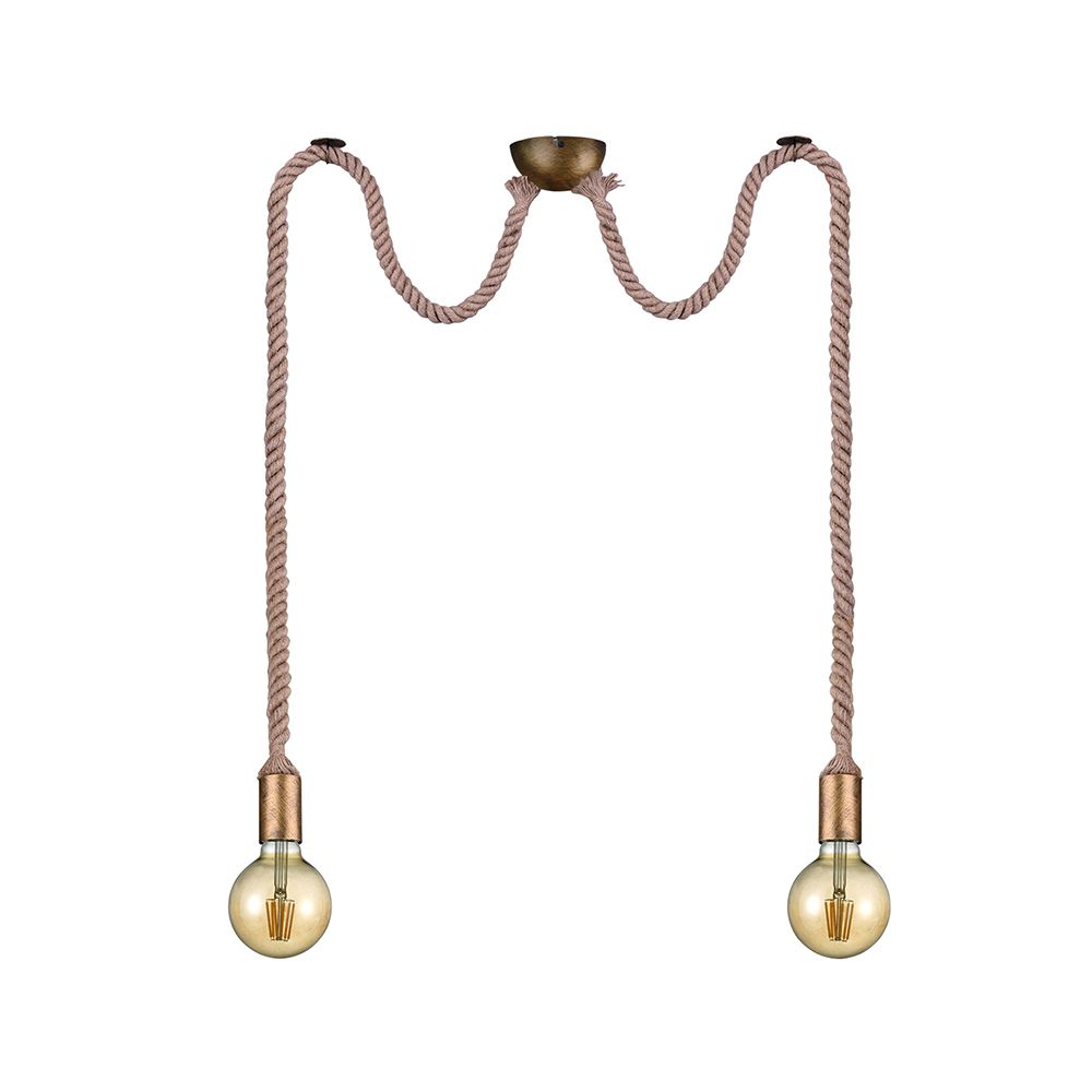 Lampadari & plafoniere: Pendelleuchte, Altmessing, 150 cm Höhe  – Nuovo (secondo la descrizione) da Kreuzlingen venduto da Smart-Light 8