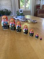 Matryoshka Dolls Set of 7 Hand Painted Wooden Nesting Doll
