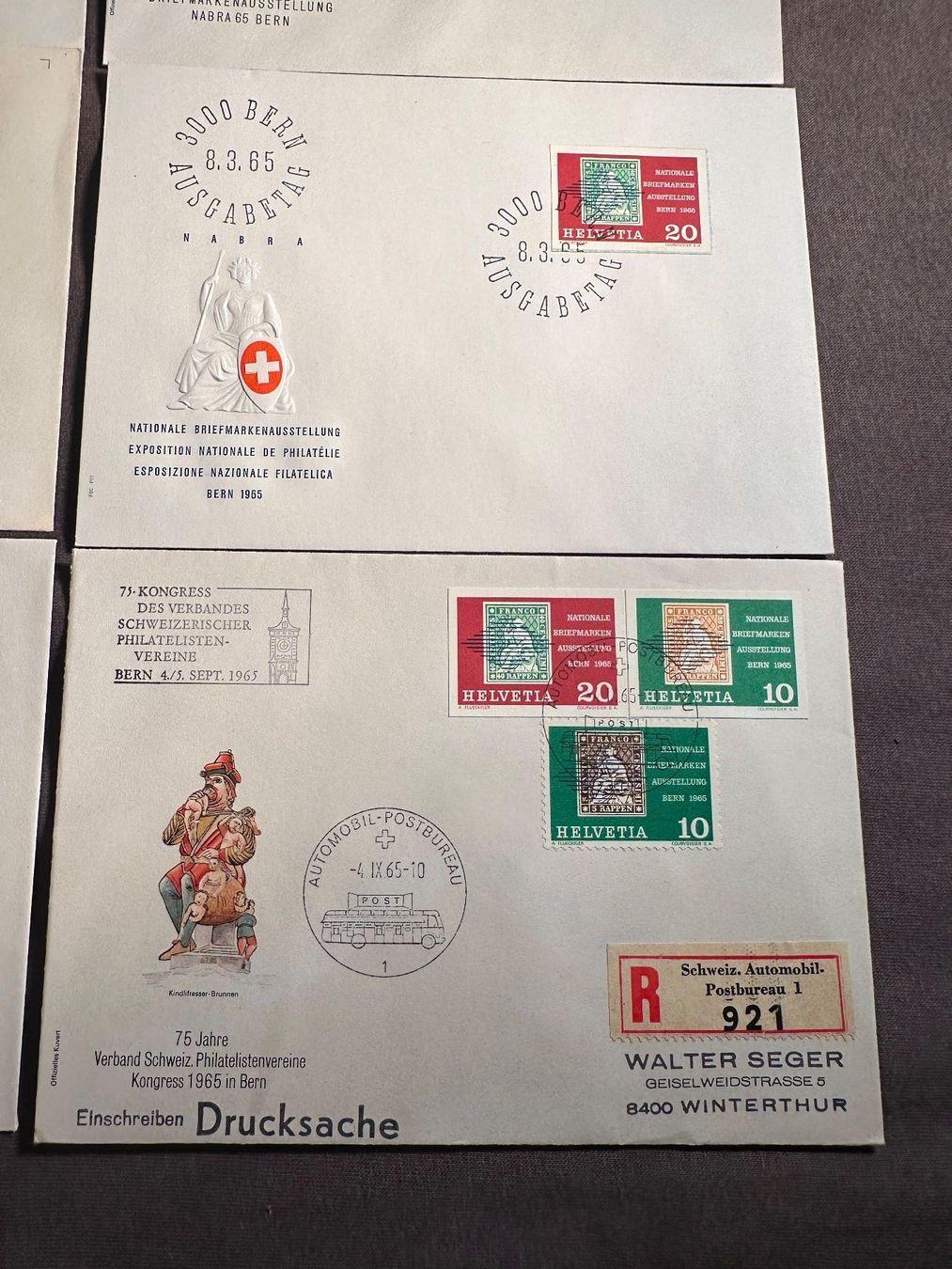 Tous les timbres: NABRA 1965 FDC – D'occasion à Stettfurt par 2442 3