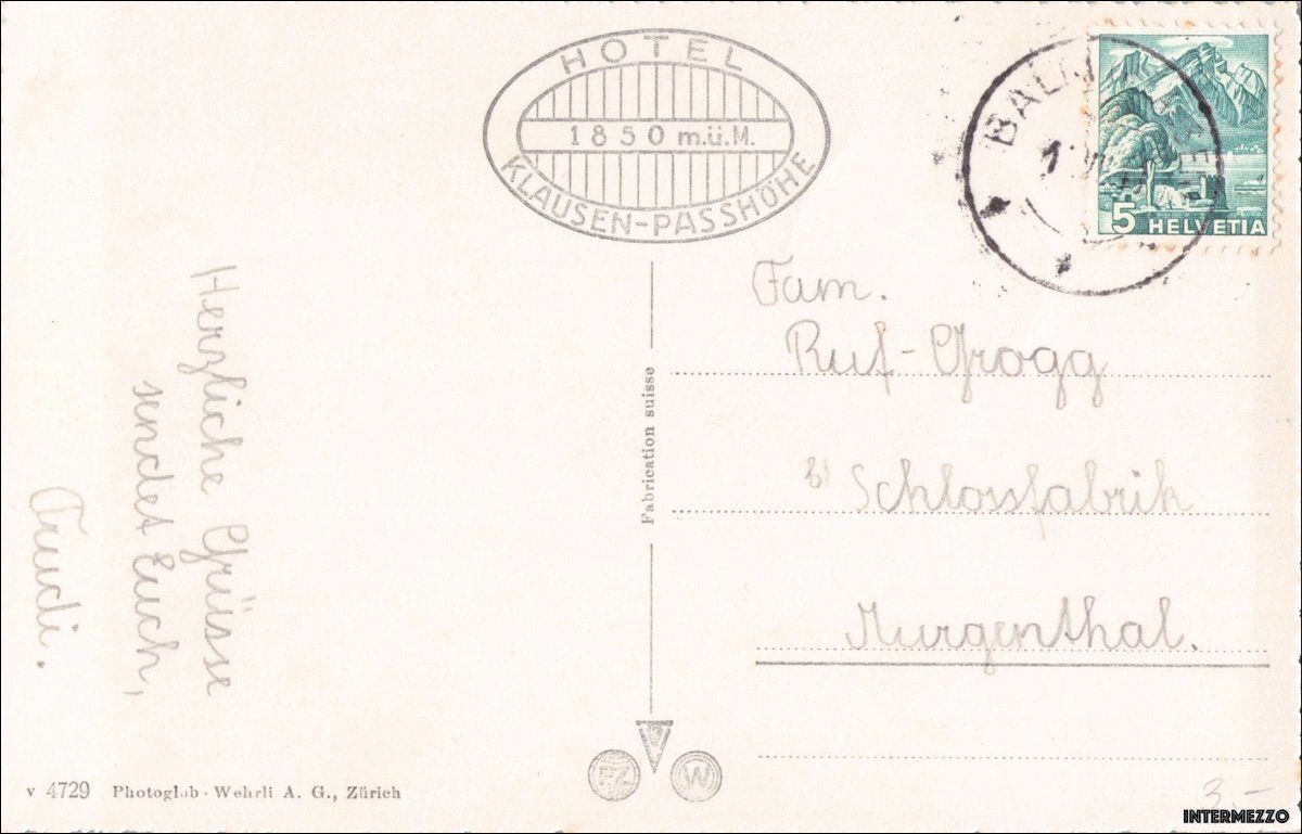 Cartoline postali: Klausen // alte Postautos 1940 – Usato da Basel venduto da intermezzo12 1