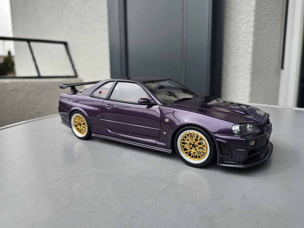 Nissan Skyline R34 GT-R Painted In Midnight Purple III Is A Perfect Poster Car