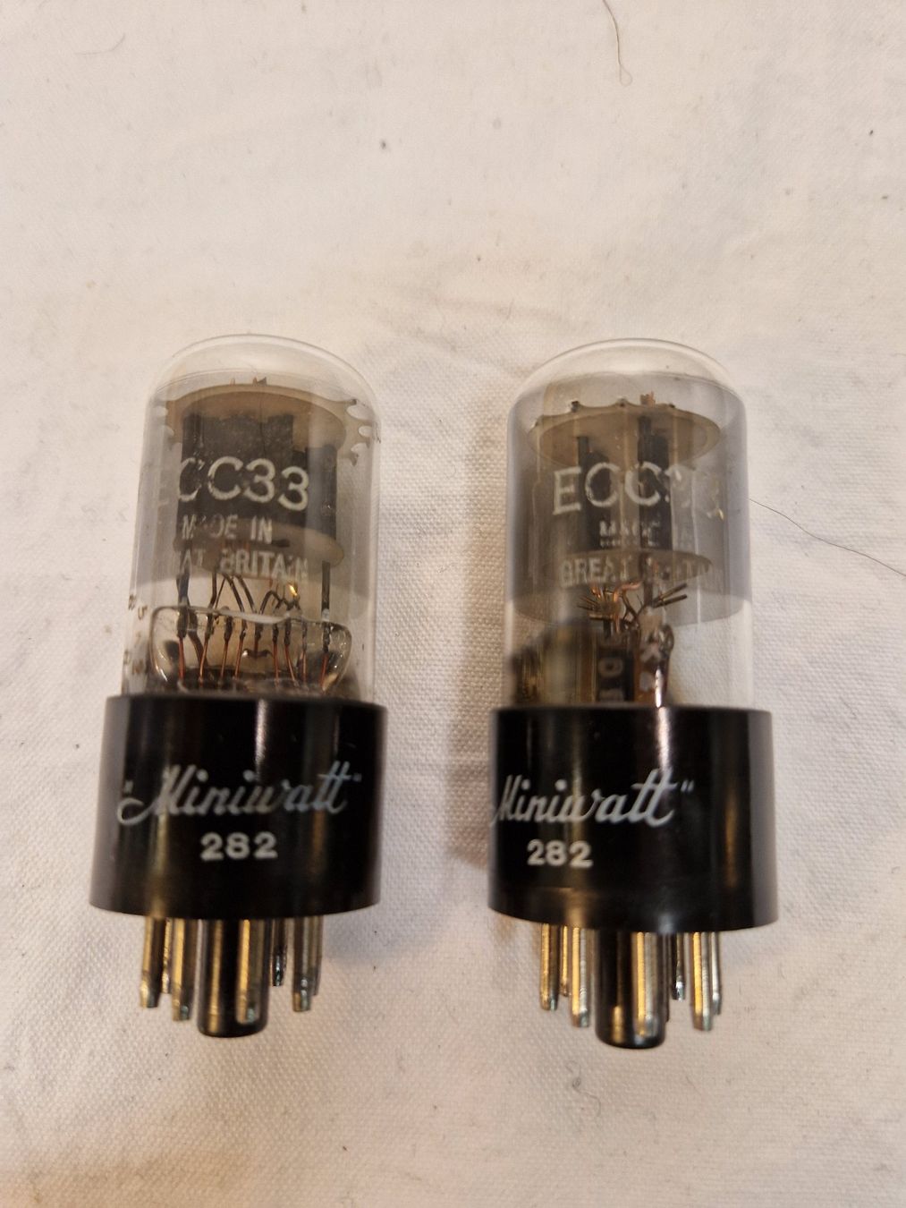 Philips Componenti elettronici: Philips Miniwatt ECC33 - same data code - matching pair – Usato da Damvant venduto da Bleupa 2