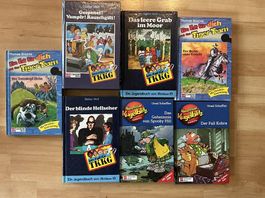 KINDER TKKG DETEKTIV BÜCHER 7STK.