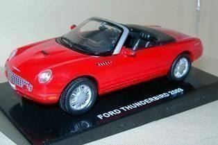 Ford Modellini d'auto: Ford Thunderbird 2003 , rot , 1:43 – Nuovo e nell'imballaggio originale da Goldach venduto da Feivel9