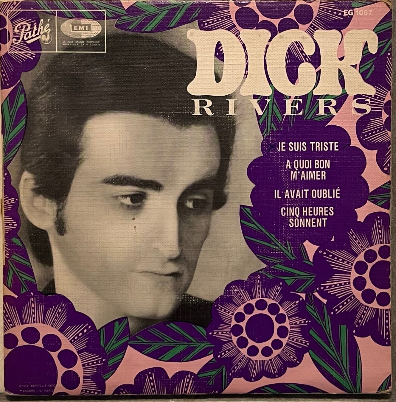 Schallplatten: DICK RIVERS - JE SUIS TRISTE – Gebraucht aus Bussigny von vinyl-pas-cher