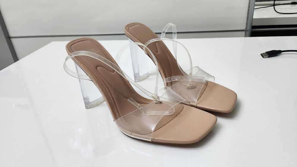 Fashion chaussure talon transparent zara