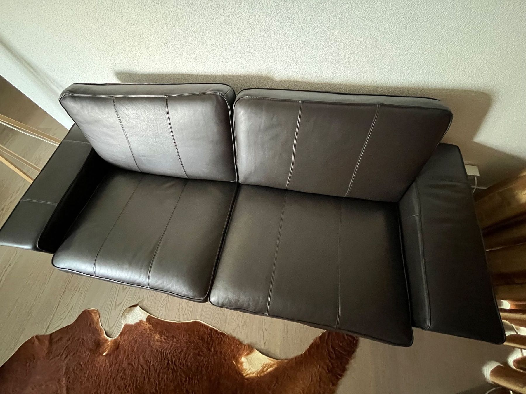 Sofas: Ledersofa Dunkelbraun – Gebraucht aus Dietlikon von ZWE59 3