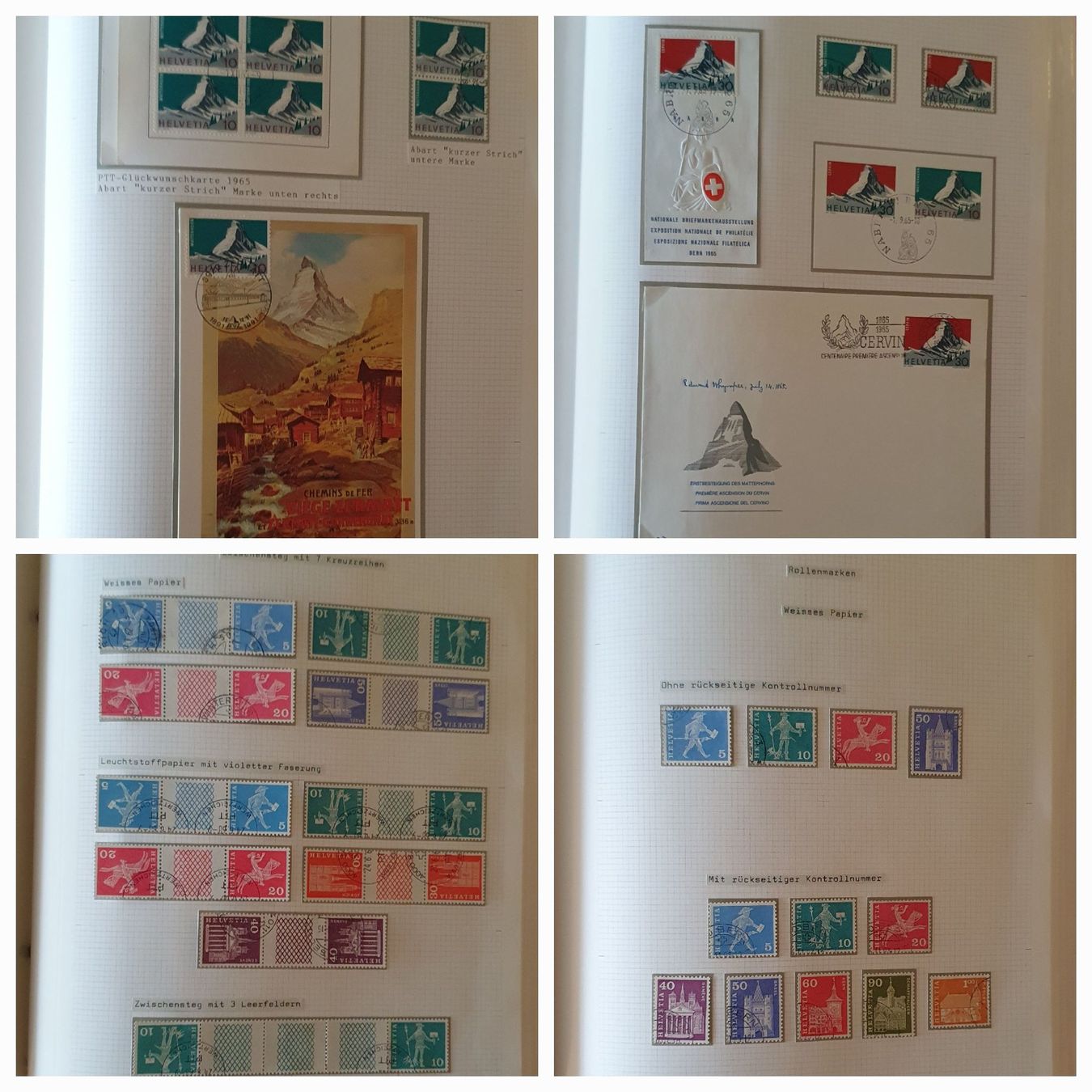 Alle Briefmarken: Sammlung Schweiz 1907 - 1970 Gestempelt – Gebraucht aus Kreuzlingen von Rschweiz1 8