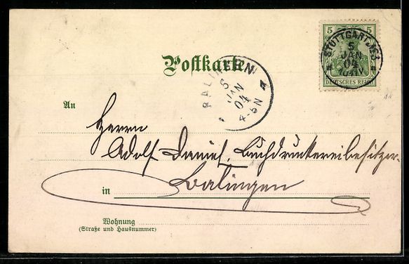 Cartoline postali: AK Frau unterwegs mit der Postkutsche – Usato da Berlin venduto da bartko-reher 1