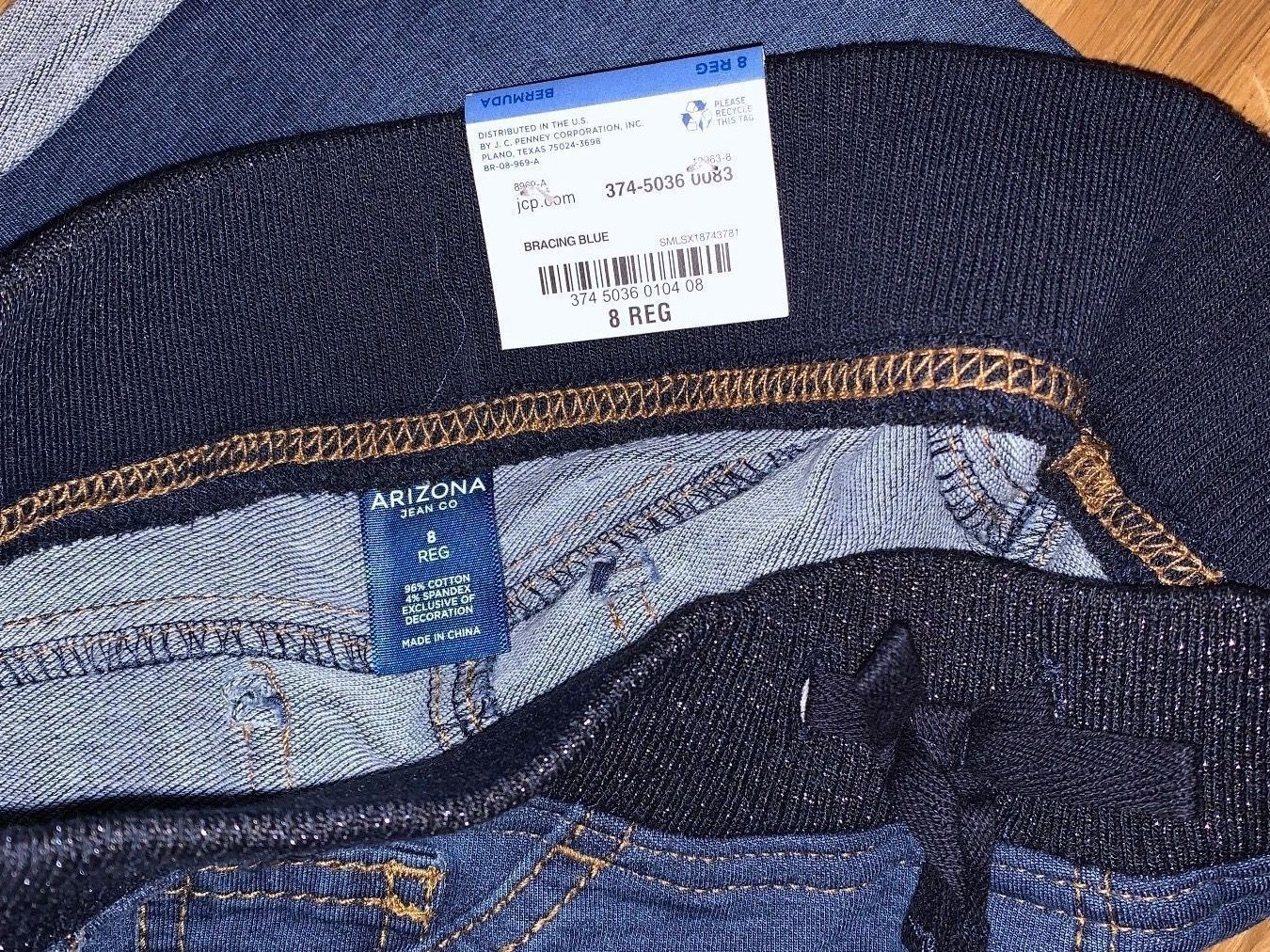 Arizona Jeans: Arizona Jeansbermuda Stretch Gr. 8 – Neu und originalverpackt aus Zürich von Gross9 2