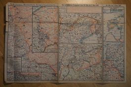 Kriegskarte Die Front in Süd-Tirol Okt-Nov.1917 ALT !!!!!!!!