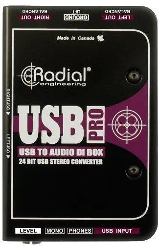 Attrezzatura per studi di registrazione: Radial USB-Pro Activ DI-Box – Usato da Riehen venduto da ledaanton