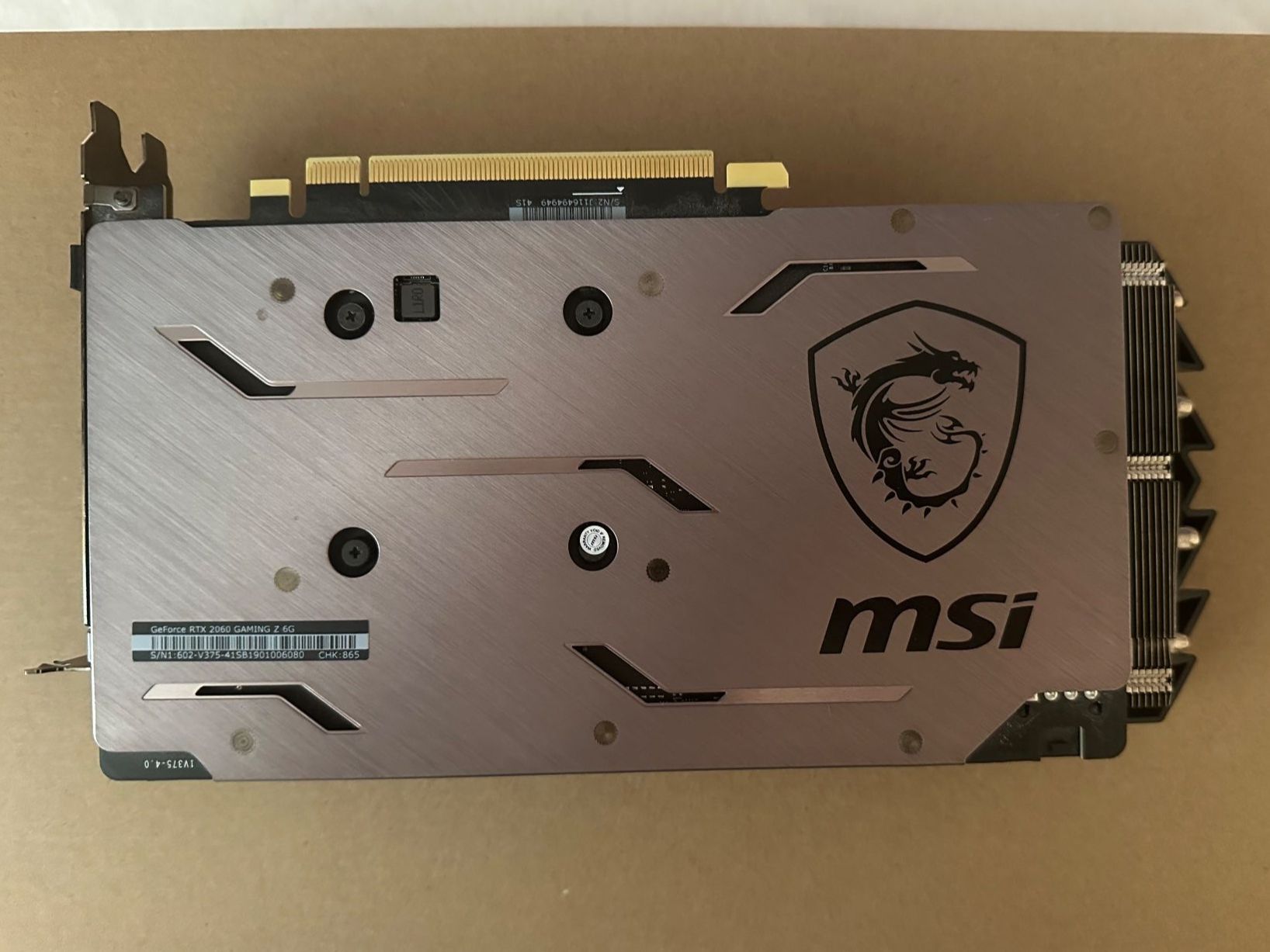 Nvidia Schede grafiche: GeForce RTX 2060 GAMING Z 6G – Usato da Pfäffikon SZ venduto da tph_8qwg 1