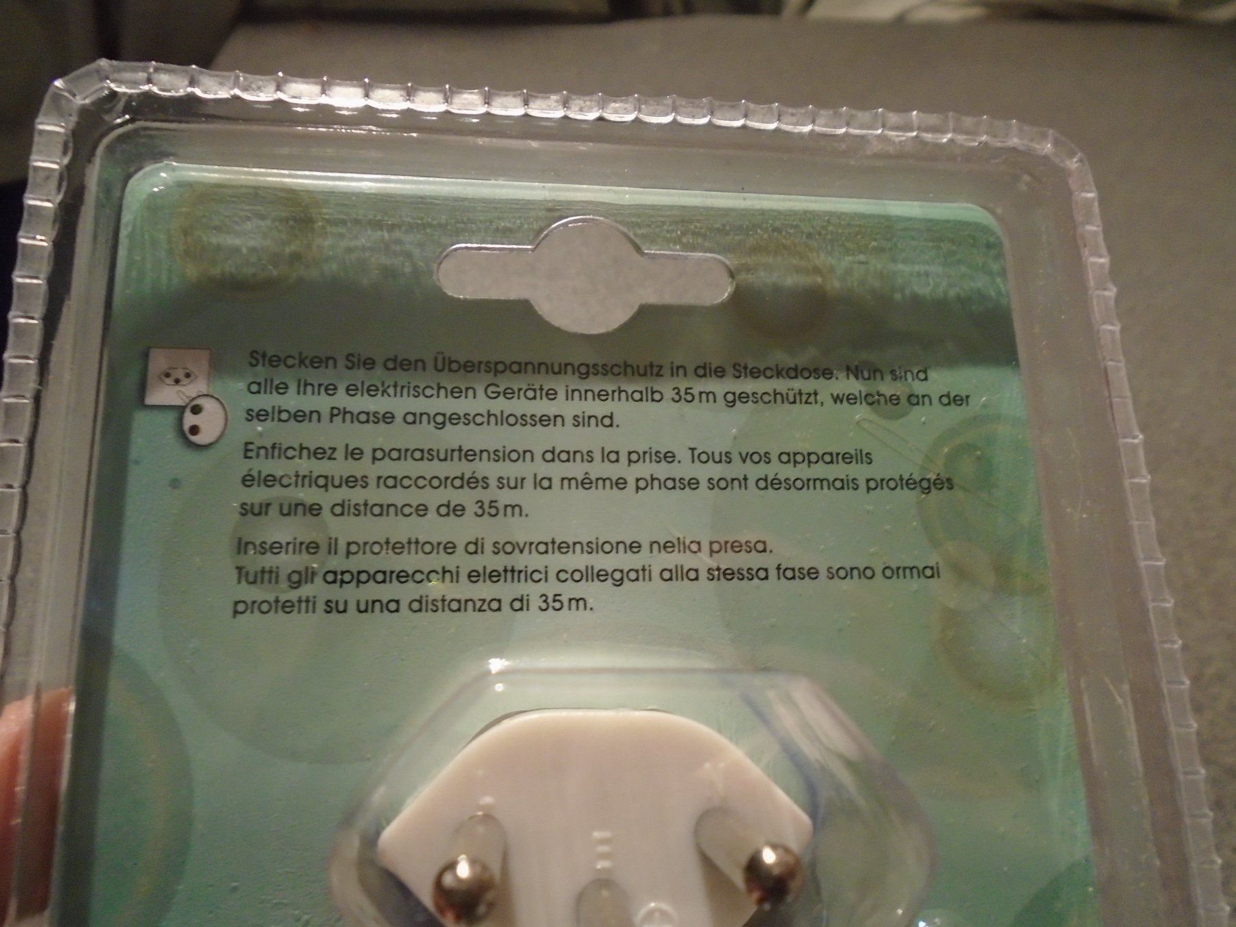 Stecker: Ueberspanungsschutz extra – Neu und originalverpackt aus Zürich von abraxas1291 1